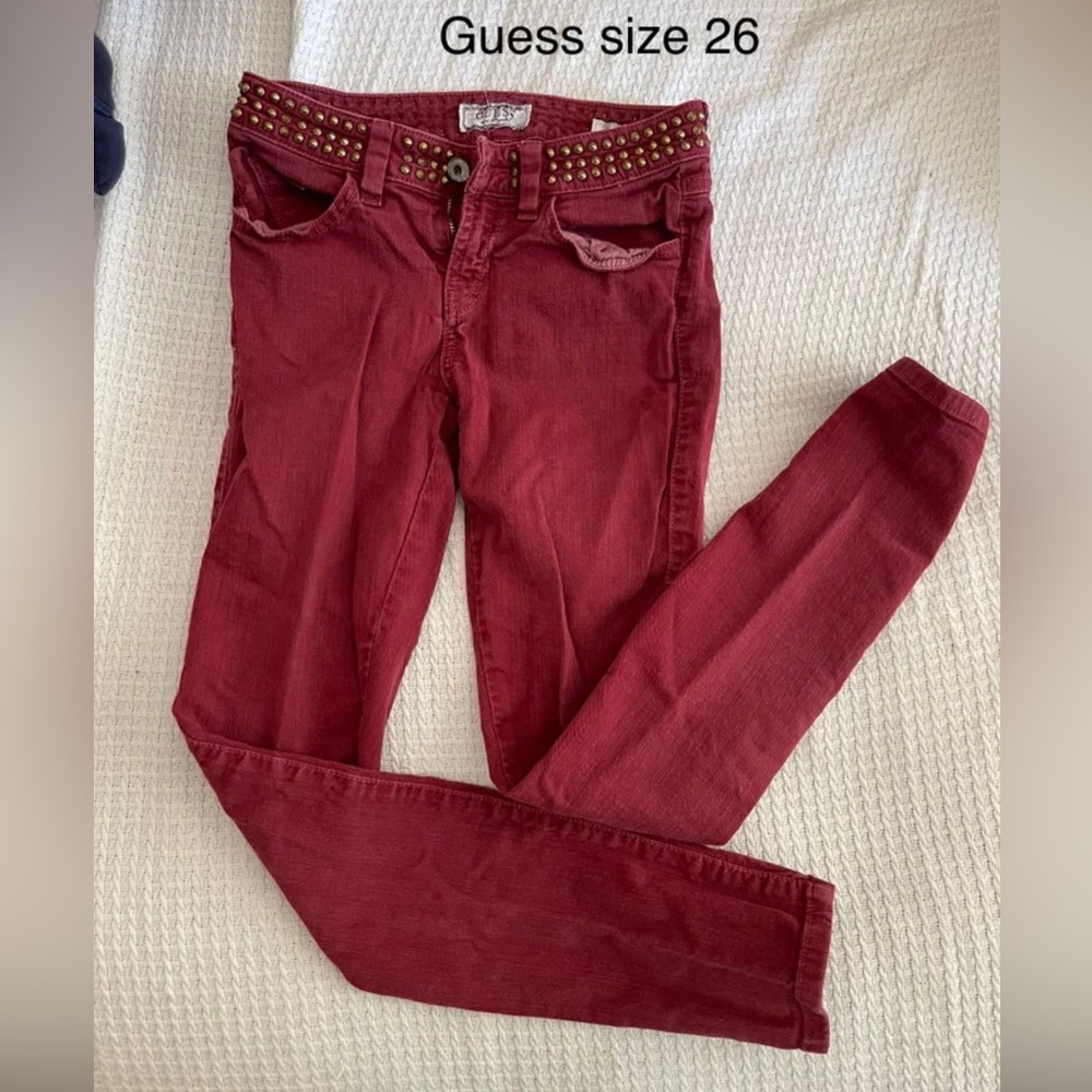 Guess Jeans - Funky Rock style with spikes, skinny jeans